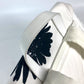 PRADA Backpack 1BZ07 Nylon white logo bicolor signeau print unisex(Unisex) Used Authentic