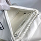 PRADA Backpack 1BZ07 Nylon white logo bicolor signeau print unisex(Unisex) Used Authentic