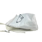 PRADA Backpack 1BZ07 Nylon white logo bicolor signeau print unisex(Unisex) Used Authentic