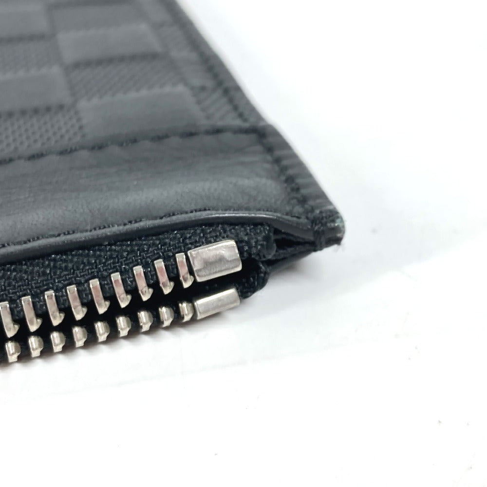 LOUIS VUITTON Clutch bag N60112 Damier Anfini Leather black Damier Anfini Pochette Discovery