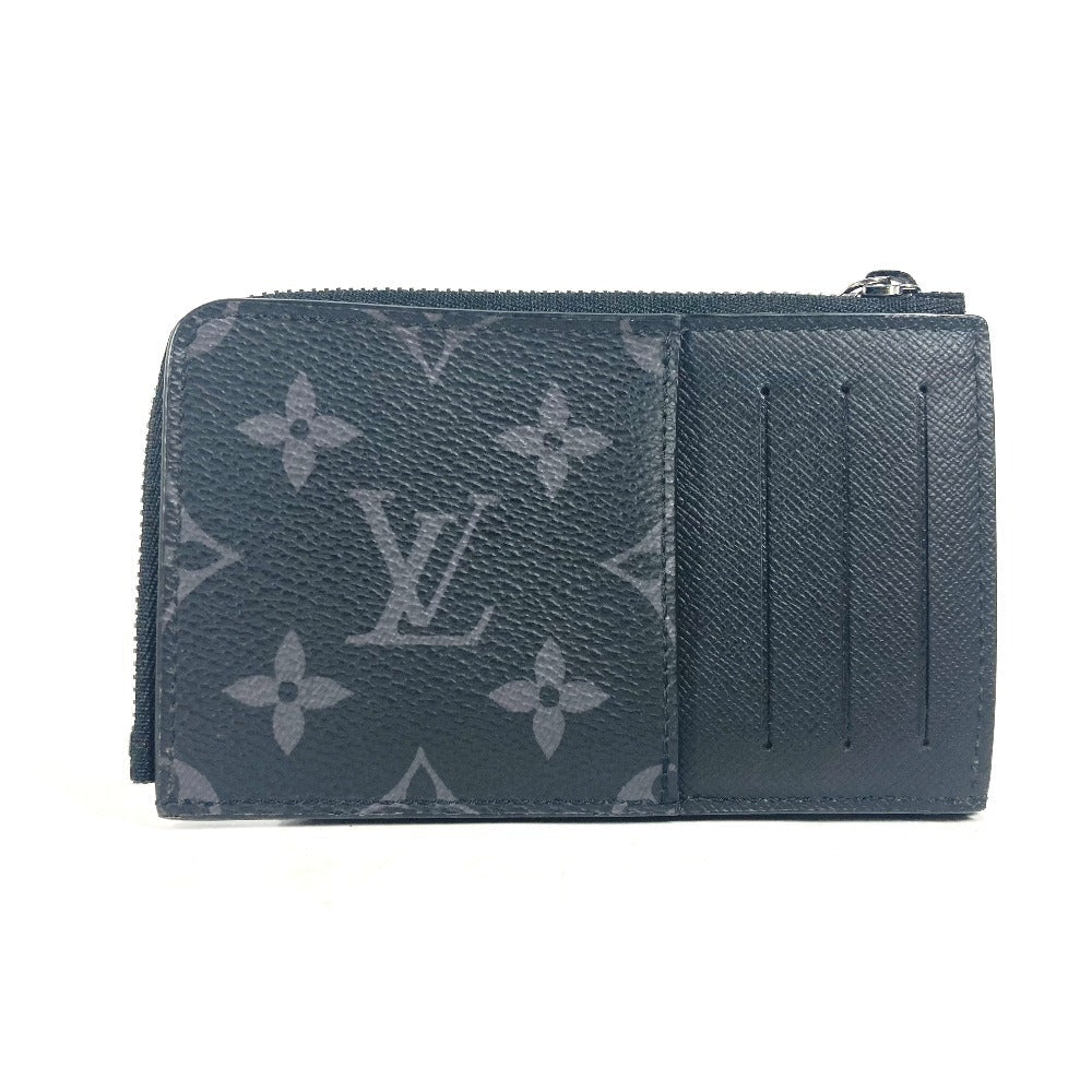 LOUIS VUITTON Folded wallet M81568 Monogram Eclipse Canvas black Monogram Eclipse hybrid wallet unisex(Unisex) Used Authentic