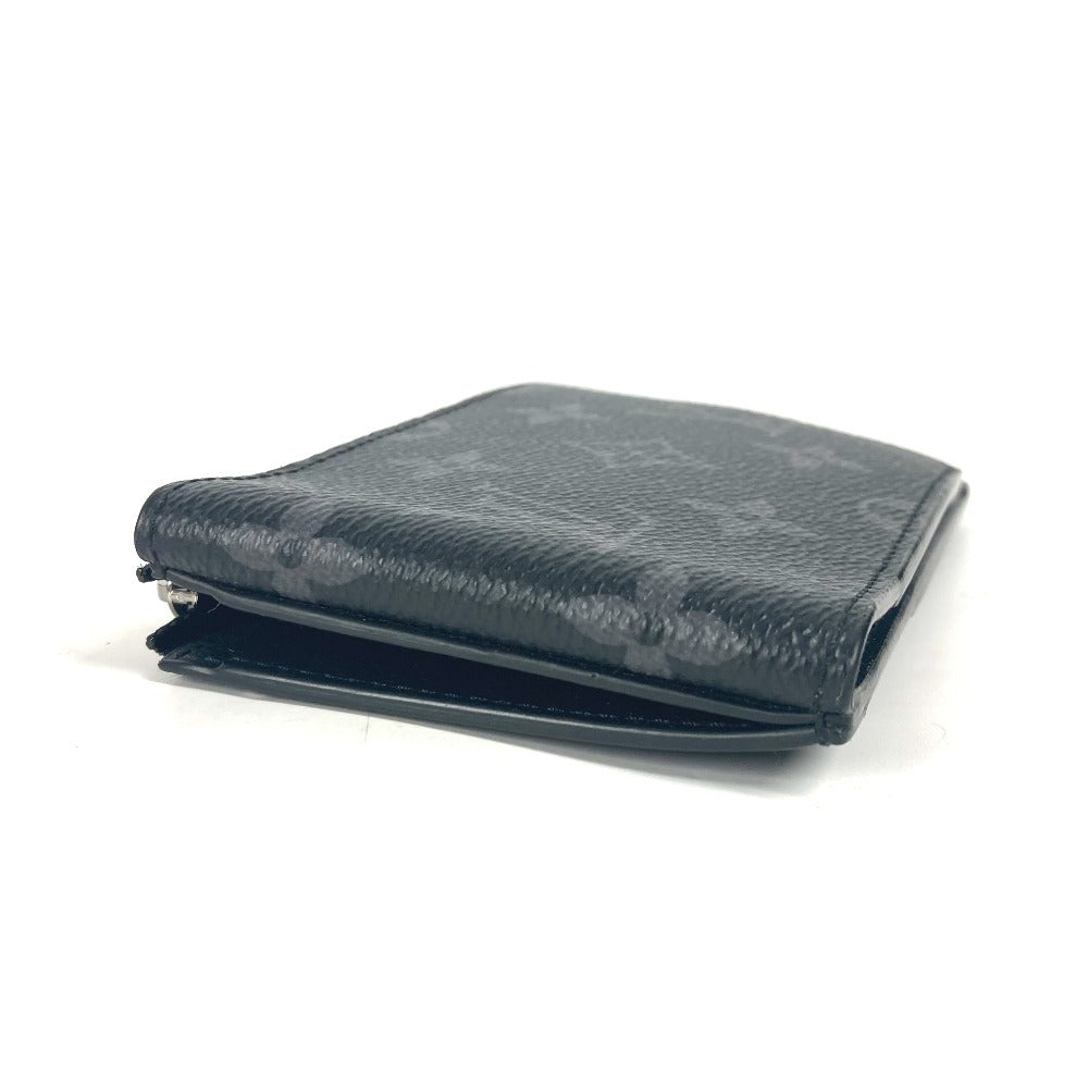 LOUIS VUITTON Folded wallet M81568 Monogram Eclipse Canvas black Monogram Eclipse hybrid wallet unisex(Unisex) Used Authentic