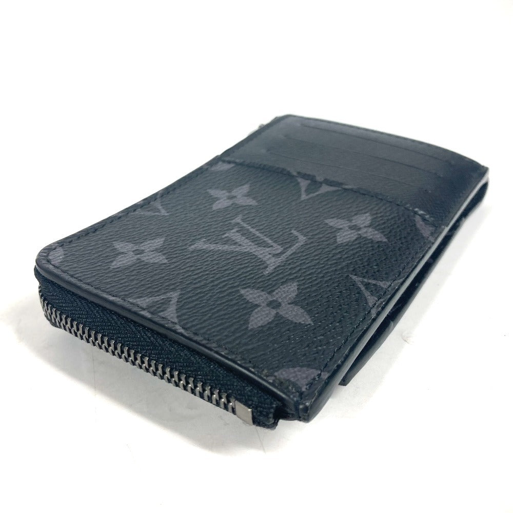 LOUIS VUITTON Folded wallet M81568 Monogram Eclipse Canvas black Monogram Eclipse hybrid wallet unisex(Unisex) Used Authentic