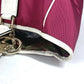 GUCCI Shoulder Bag 264216 Leather/nylon jacquard pink GG charm logo Women Used Authentic