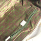 GUCCI Shoulder Bag 264216 Leather/nylon jacquard pink GG charm logo Women Used Authentic