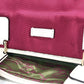 GUCCI Shoulder Bag 264216 Leather/nylon jacquard pink GG charm logo Women Used Authentic