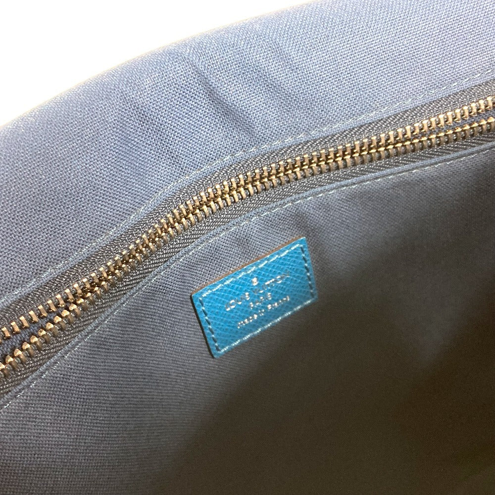 LOUIS VUITTON Shoulder Bag M32823 Taiga Leather blue Taiga Roman PM unisex(Unisex) Used Authentic