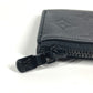 LOUIS VUITTON Coin case M82245 leather black Monogram shadow compact coin card holder mens(Unisex) Used Authentic