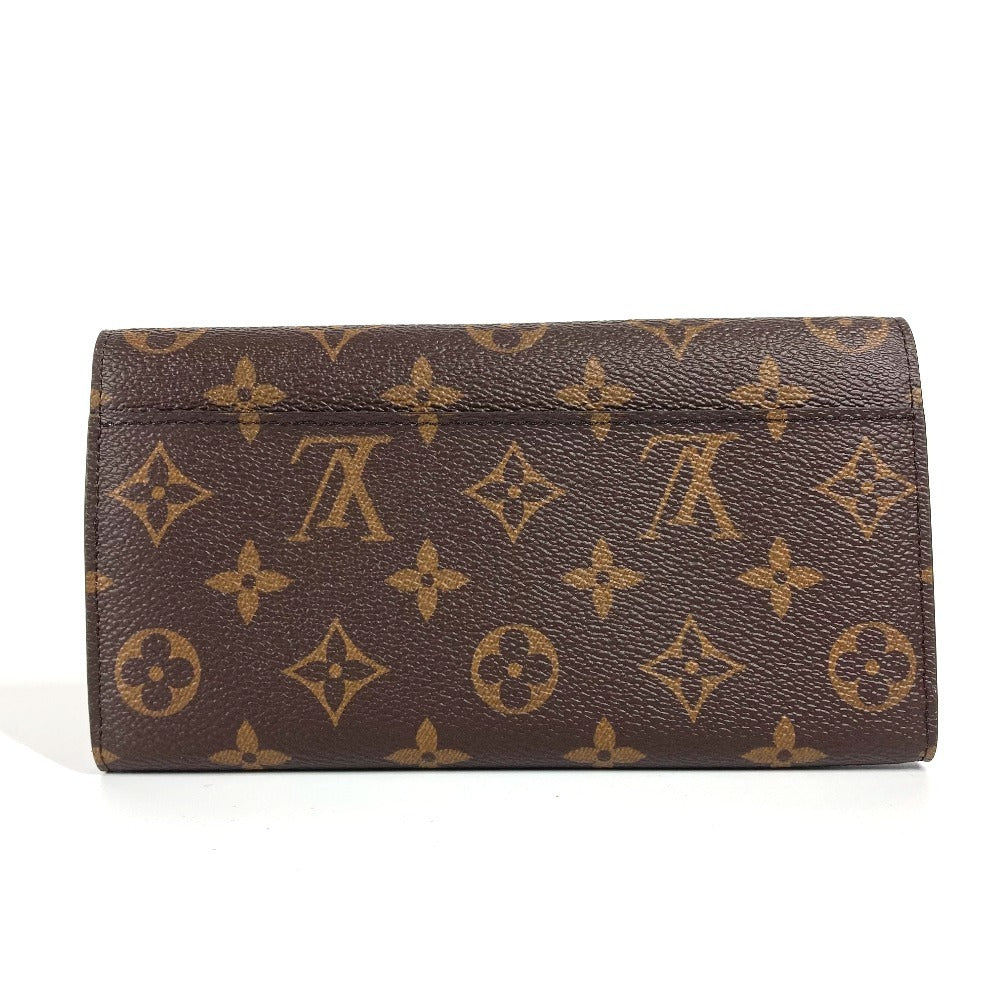 LOUIS VUITTON Long Wallet Purse M83580 Monogram canvas Brown Monogram Portefeuille�ESarah NM Women(Unisex) Used Authentic