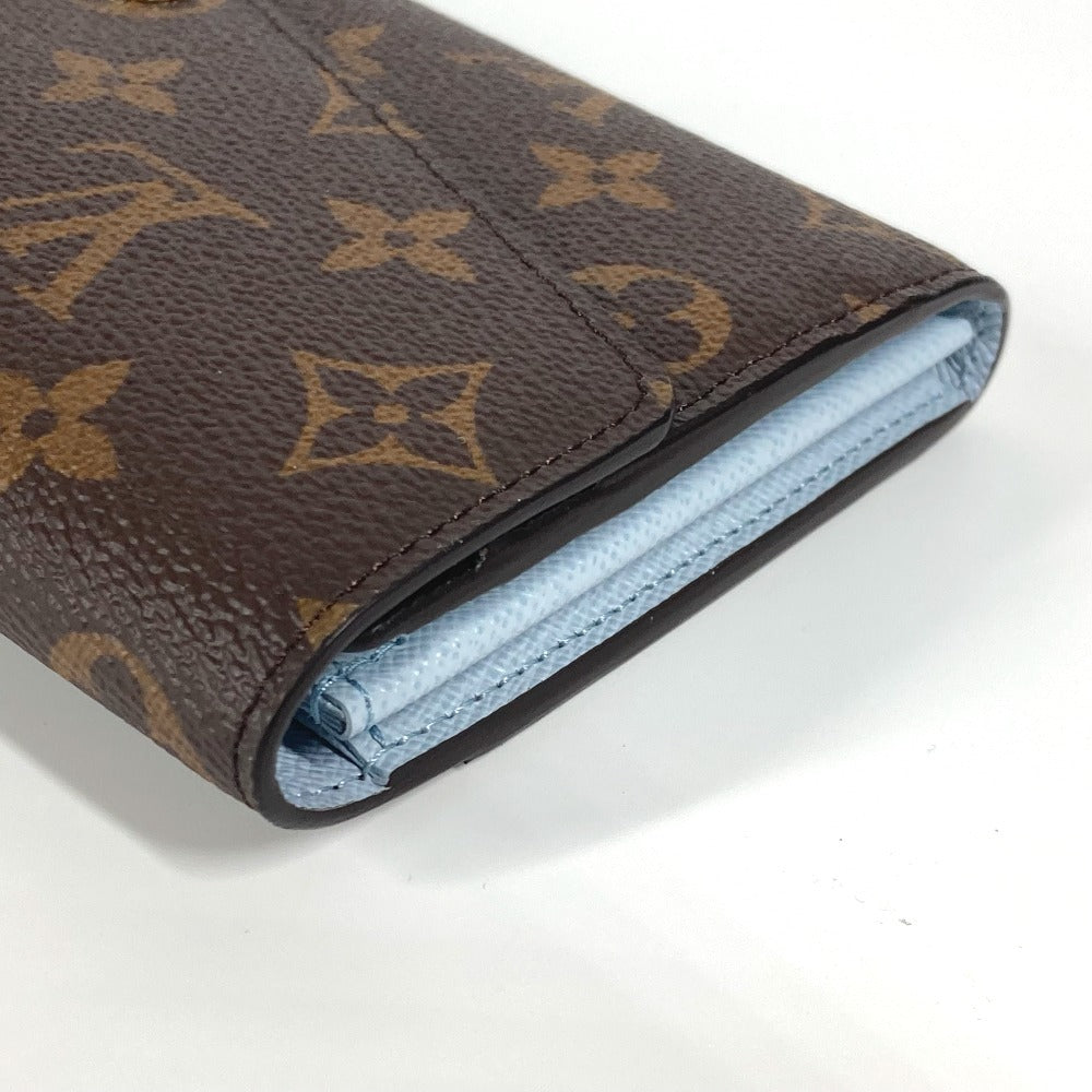LOUIS VUITTON Long Wallet Purse M83580 Monogram canvas Brown Monogram Portefeuille�ESarah NM Women(Unisex) Used Authentic