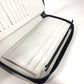 LOUIS VUITTON Long Wallet Purse M83381 leather white Monogram shadow Zippy Wallet Vertical unisex(Unisex) Used Authentic