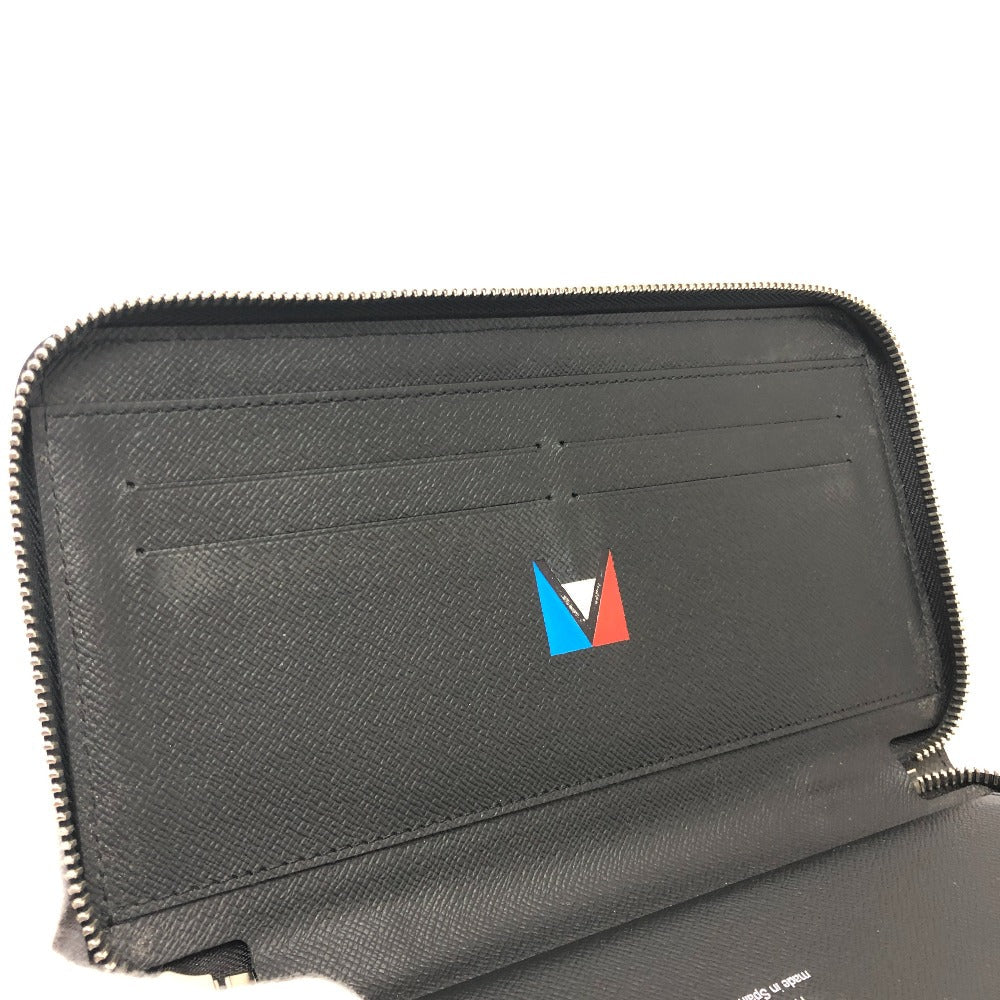 LOUIS VUITTON Long Wallet Purse M62643 Epi Leather black Epi Zippy Organizer NM mens Used Authentic