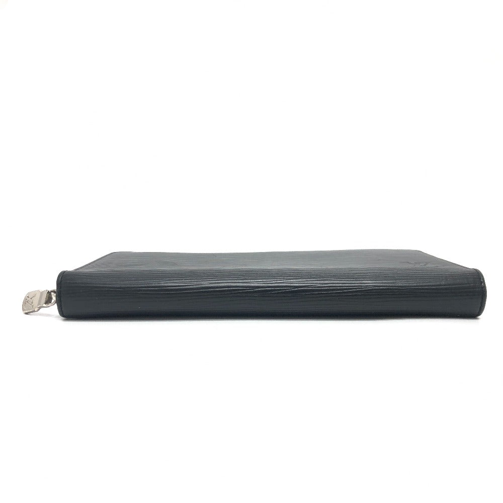 LOUIS VUITTON Long Wallet Purse M62643 Epi Leather black Epi Zippy Organizer NM mens Used Authentic