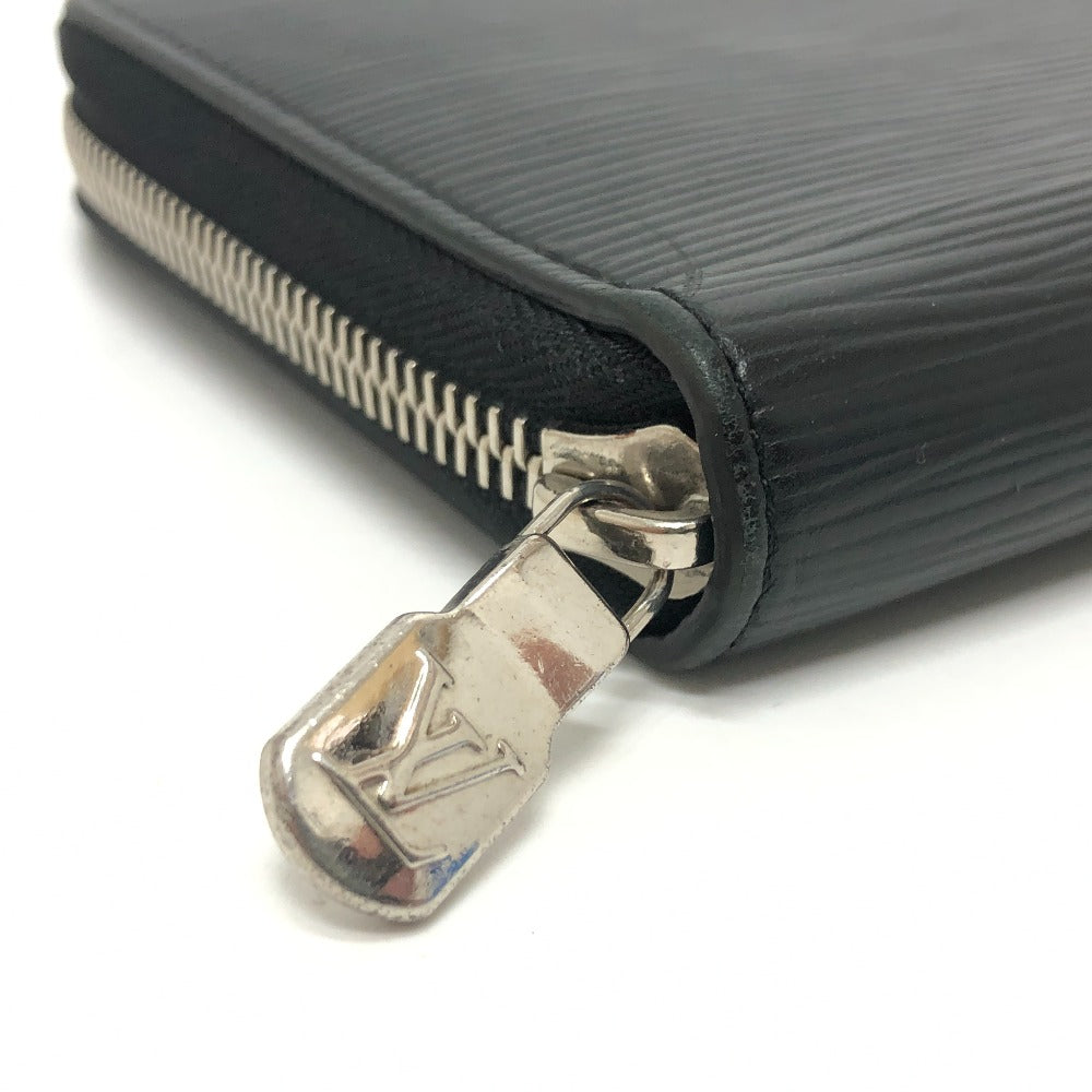 LOUIS VUITTON Long Wallet Purse M62643 Epi Leather black Epi Zippy Organizer NM mens Used Authentic