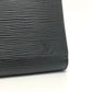 LOUIS VUITTON Long Wallet Purse M62643 Epi Leather black Epi Zippy Organizer NM mens Used Authentic