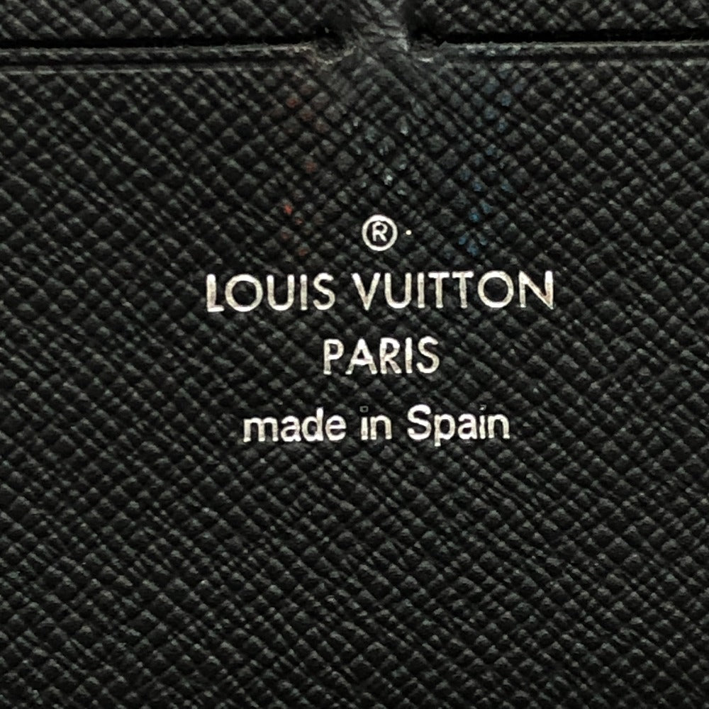LOUIS VUITTON Long Wallet Purse M62643 Epi Leather black Epi Zippy Organizer NM mens Used Authentic