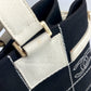 CHANEL Shoulder Bag canvas black CC COCO Mark Bicolor Women Used Authentic