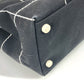 CHANEL Shoulder Bag canvas black CC COCO Mark Bicolor Women Used Authentic