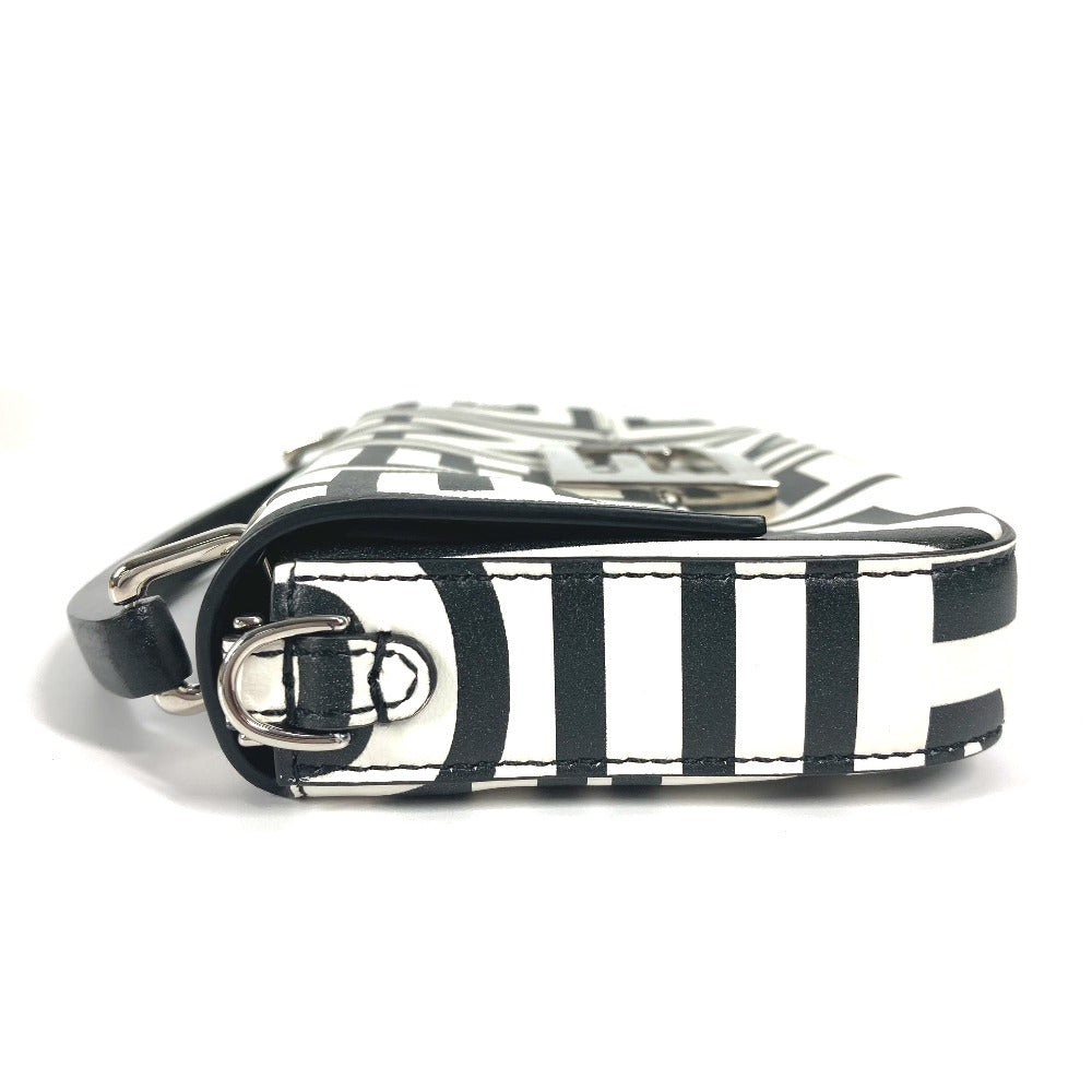 FENDI Handbag 7AS142 leather black Marc Jacobs collaboration Baguette Phone Pouch