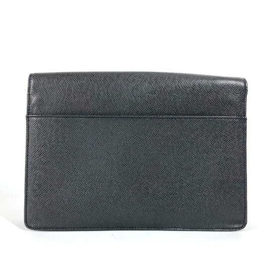 LOUIS VUITTON business bag M30782 Taiga Leather black Taiga Selenga