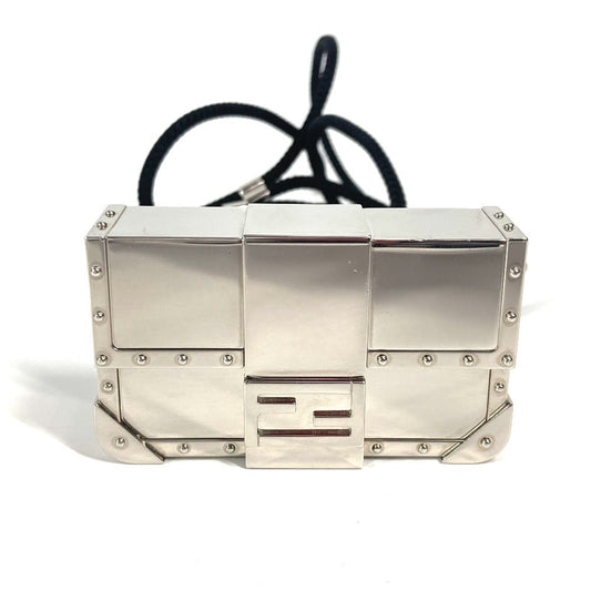 FENDI Bag charm Made of aluminum Silver Leisure LEDGER collaboration Ledger Nano Xd Baguette Wallet Holder Women Used Authentic