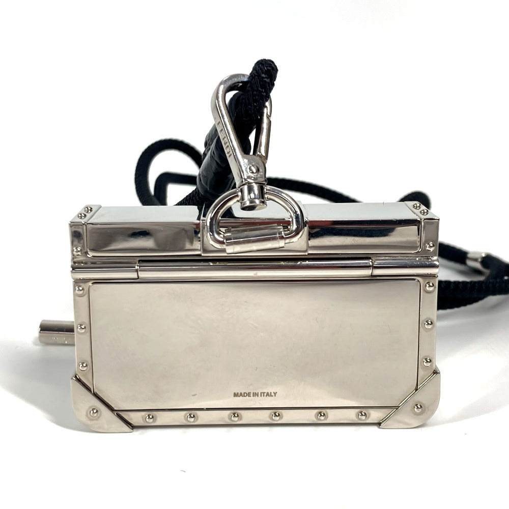 FENDI Bag charm Made of aluminum Silver Leisure LEDGER collaboration Ledger Nano Xd Baguette Wallet Holder Women Used Authentic