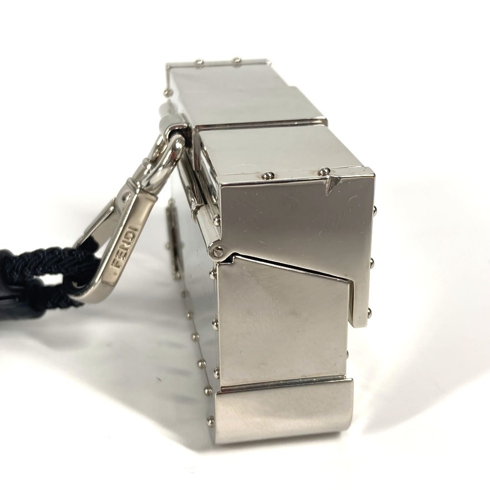 FENDI Bag charm Made of aluminum Silver Leisure LEDGER collaboration Ledger Nano Xd Baguette Wallet Holder Women Used Authentic
