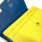 LOUIS VUITTON Long Wallet Purse M60528 Epi Leather blue Epi Portefeuille Sara