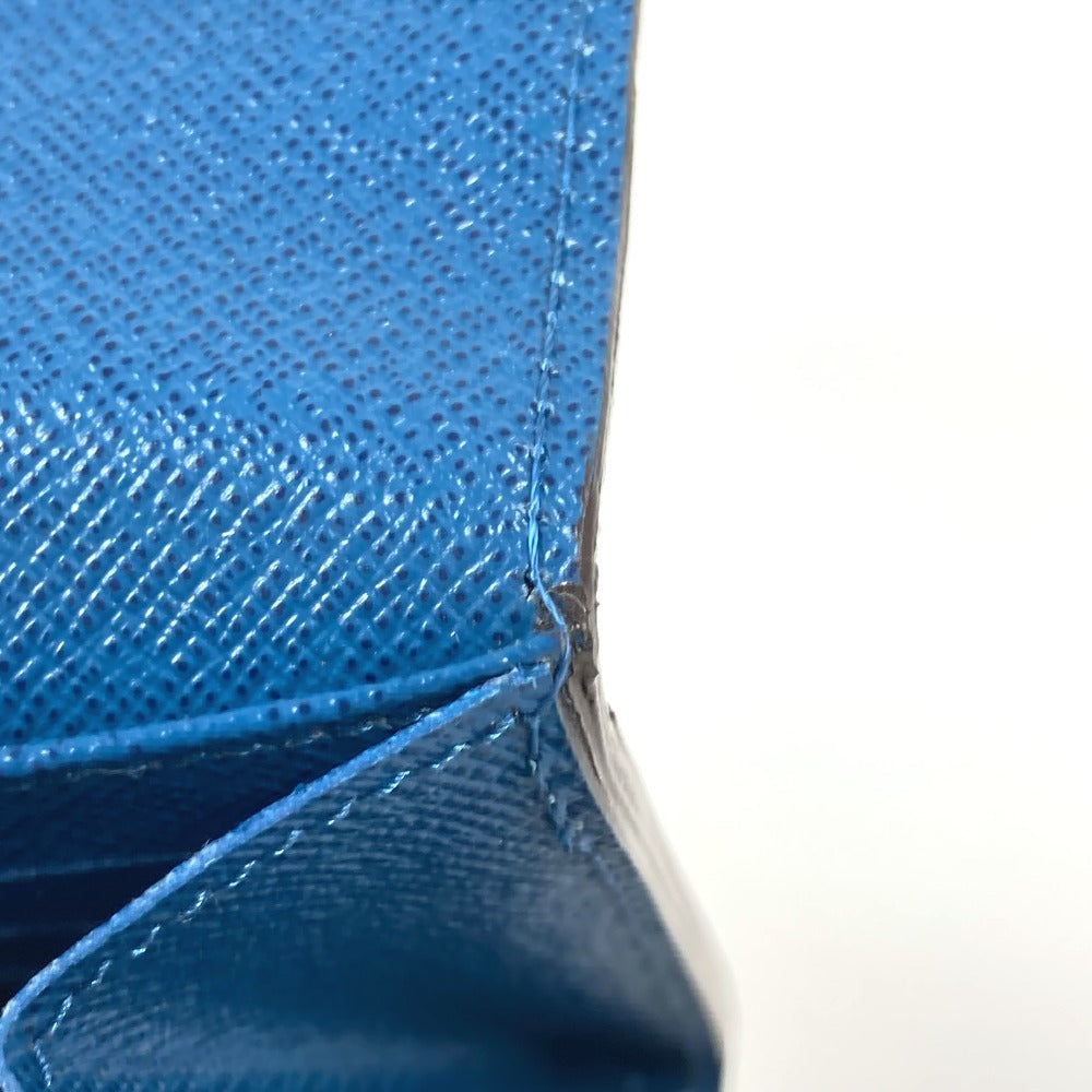 LOUIS VUITTON Long Wallet Purse M60528 Epi Leather blue Epi Portefeuille Sara