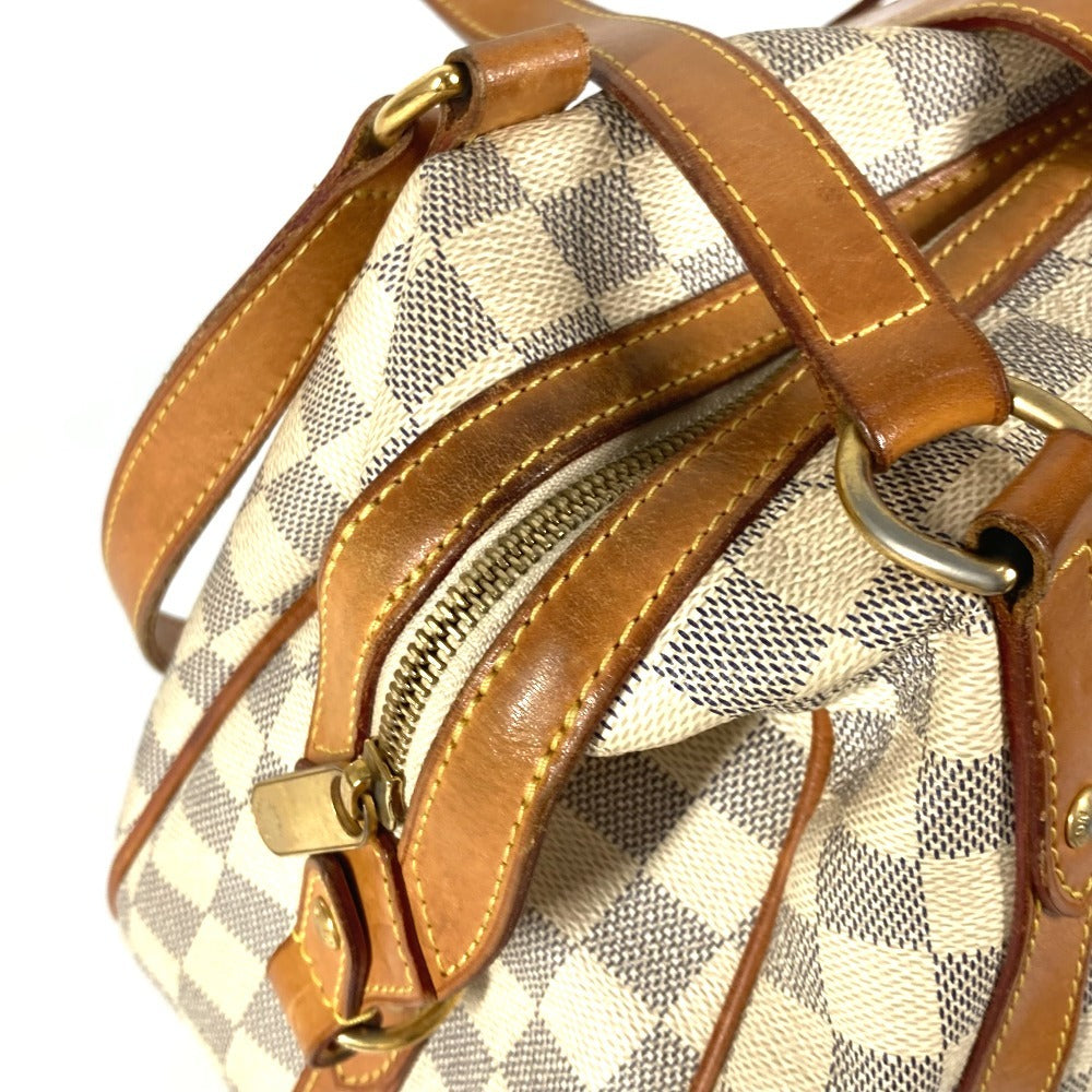 LOUIS VUITTON Shoulder Bag N42220 Damier Azur Canvas white Damier Azur Stresa PM Women Used Authentic