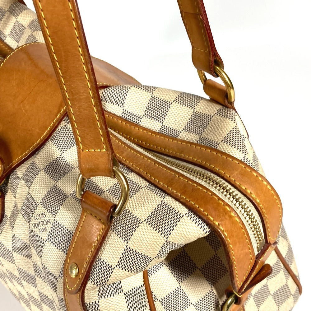 LOUIS VUITTON Shoulder Bag N42220 Damier Azur Canvas white Damier Azur Stresa PM Women Used Authentic