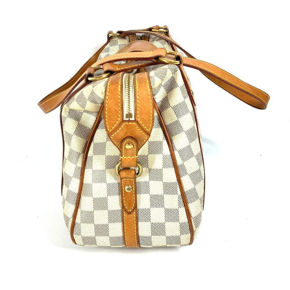 LOUIS VUITTON Shoulder Bag N42220 Damier Azur Canvas white Damier Azur Stresa PM Women Used Authentic