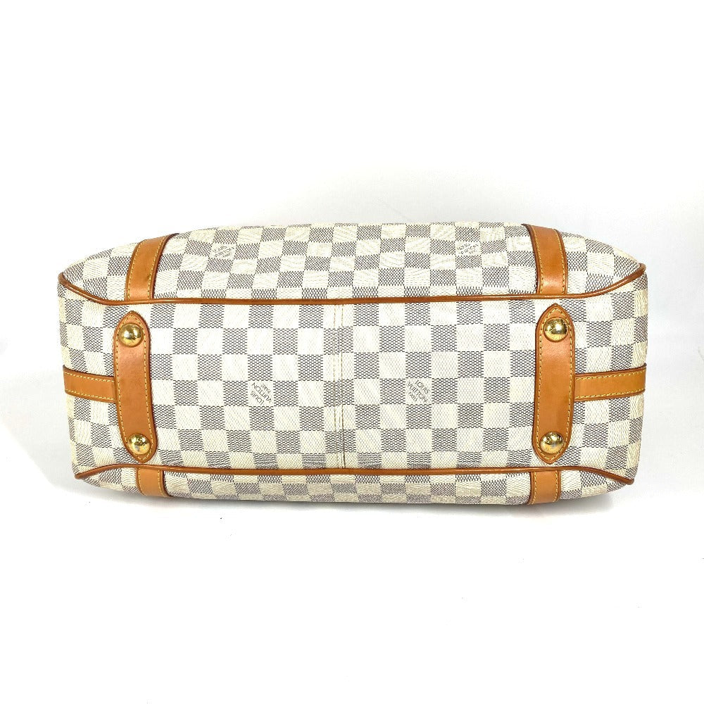 LOUIS VUITTON Shoulder Bag N42220 Damier Azur Canvas white Damier Azur Stresa PM Women Used Authentic