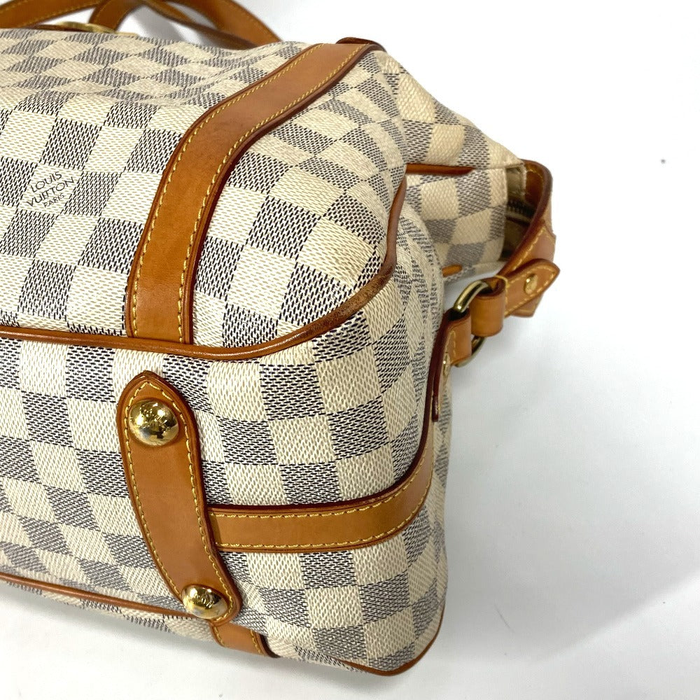 LOUIS VUITTON Shoulder Bag N42220 Damier Azur Canvas white Damier Azur Stresa PM Women Used Authentic
