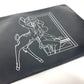Givenchy Clutch bag leather black Disney DISNEY BAMBI unisex(Unisex) Used Authentic