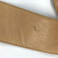 CHANEL Shoulder Bag leather beige vintage Chocolate bar Women Used Authentic