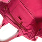PRADA Tote Bag 1BG642 canvas pink Canapa logo M Women Used Authentic