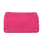 PRADA Tote Bag 1BG642 canvas pink Canapa logo M Women Used Authentic