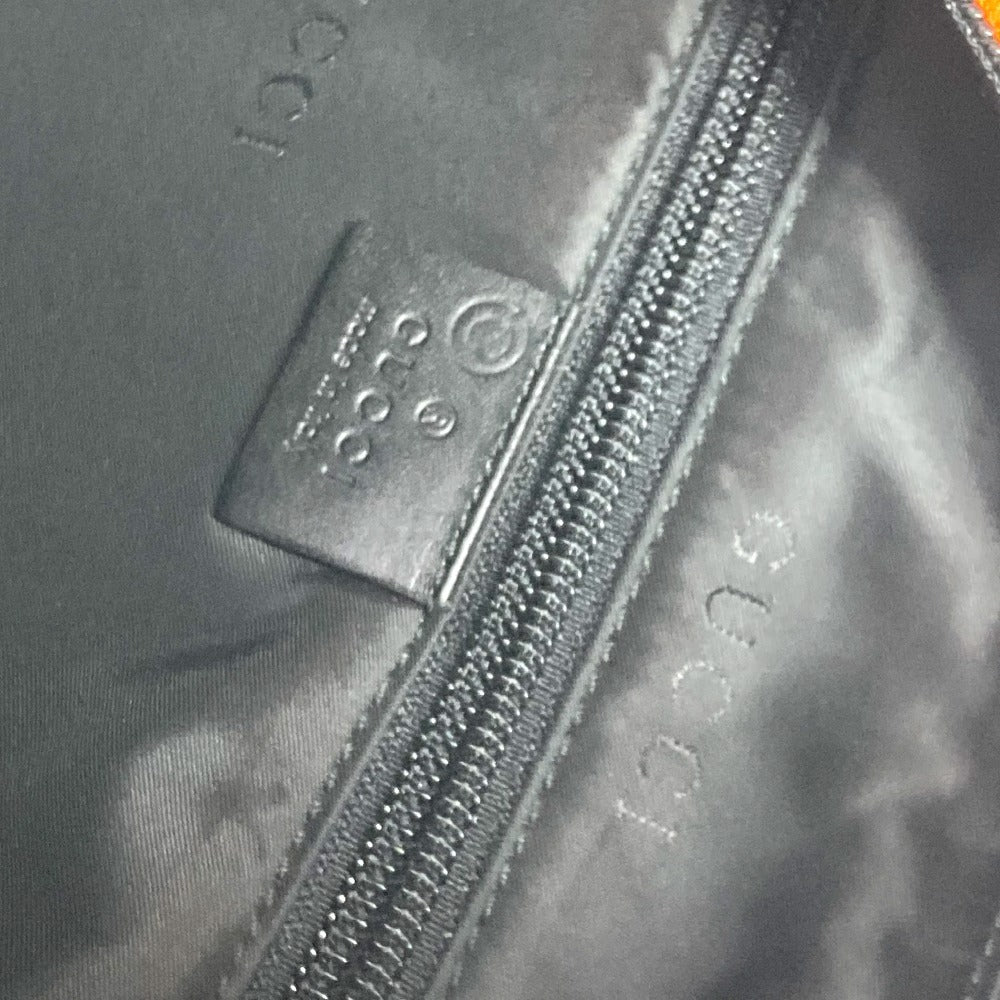 GUCCI Shoulder Bag 019�E0312 Nylon canvas, leather Orange logo unisex(Unisex) Used Authentic