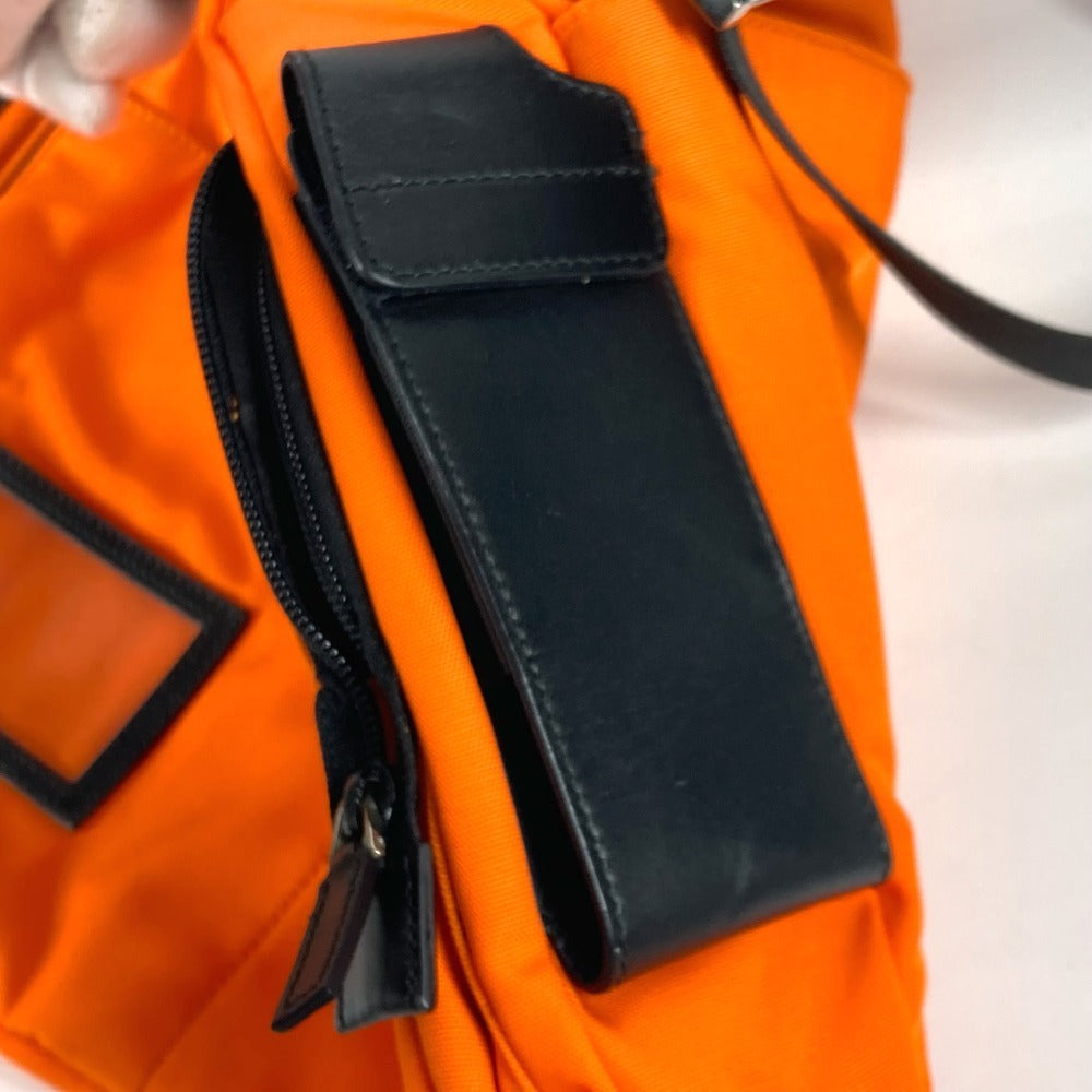GUCCI Shoulder Bag 019�E0312 Nylon canvas, leather Orange logo unisex(Unisex) Used Authentic