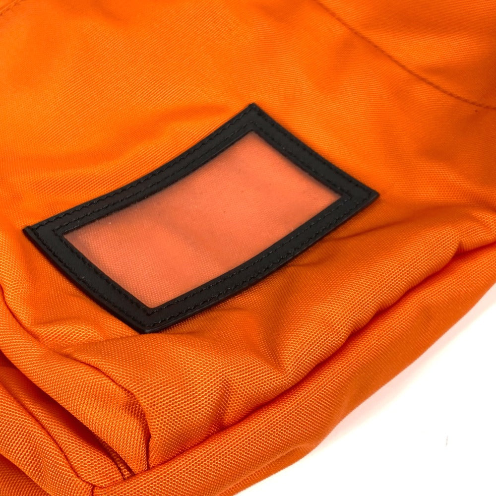 GUCCI Shoulder Bag 019�E0312 Nylon canvas, leather Orange logo unisex(Unisex) Used Authentic