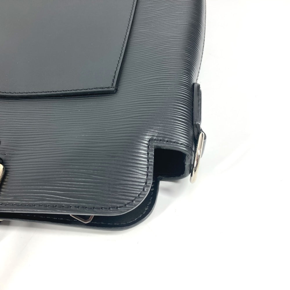 LOUIS VUITTON Business bag M58847 Epi Leather black Epi Brooks Tote mens Used Authentic