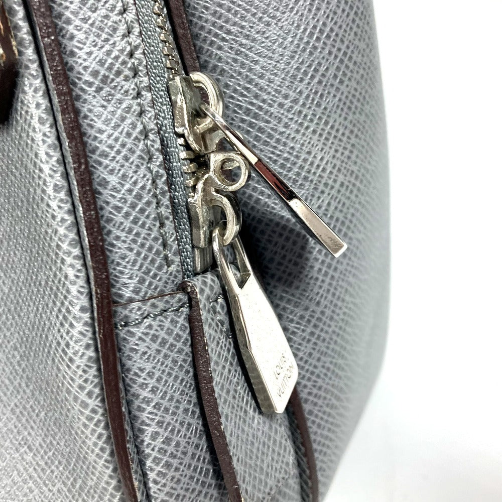 LOUIS VUITTON Business bag ‚l32638 Taiga Leather gray Taiga Vasiri GM mens Used Authentic