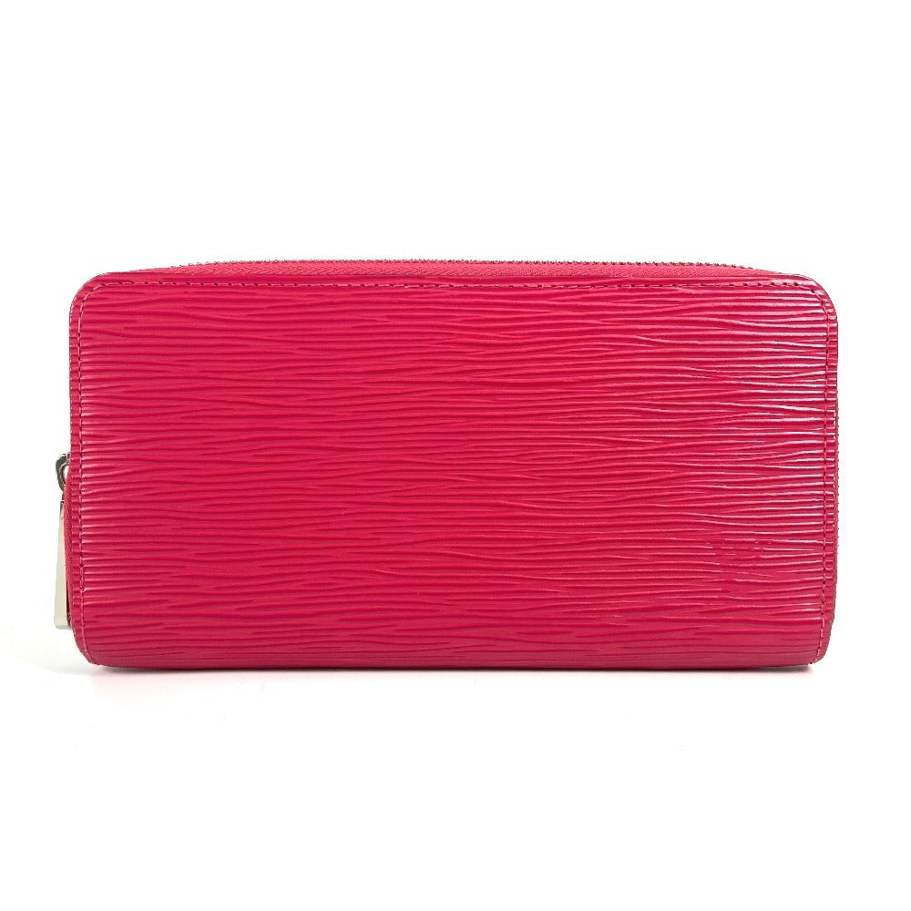 LOUIS VUITTON Long Wallet Purse M62580 Epi Leather pink Epi Zippy wallet Women Used Authentic