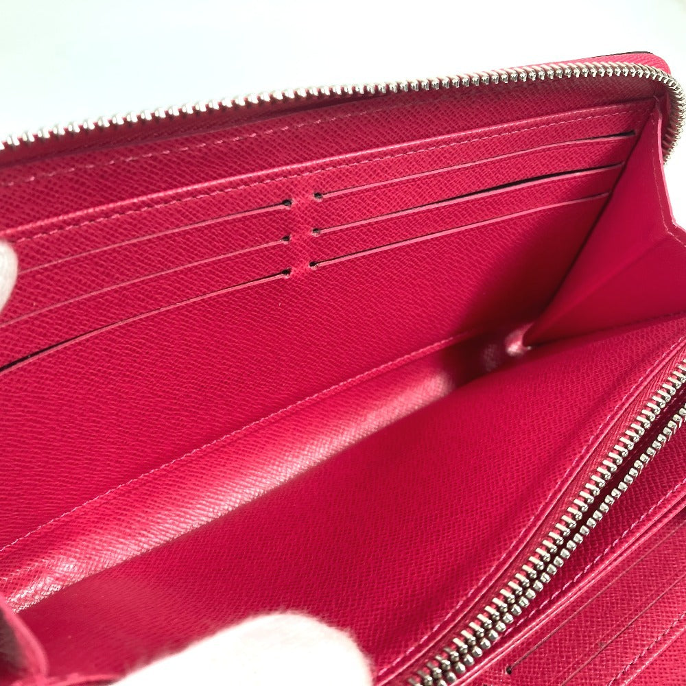 LOUIS VUITTON Long Wallet Purse M62580 Epi Leather pink Epi Zippy wallet Women Used Authentic