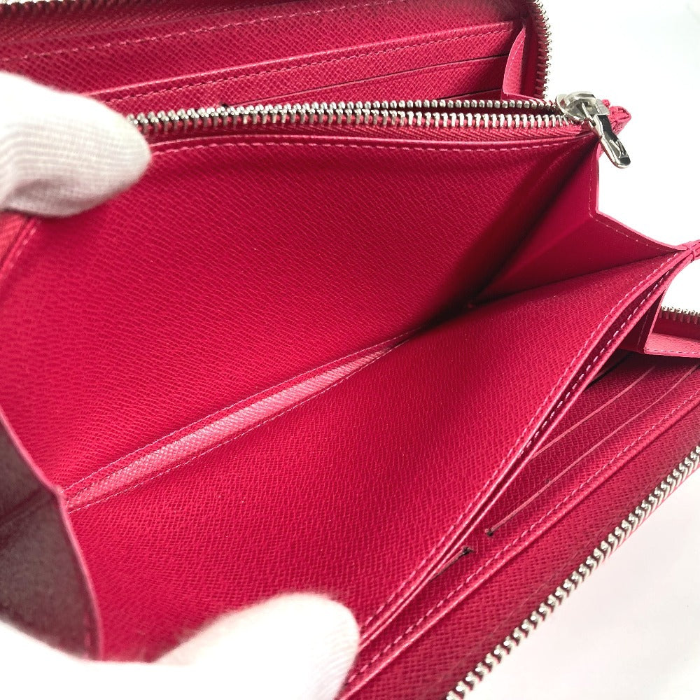 LOUIS VUITTON Long Wallet Purse M62580 Epi Leather pink Epi Zippy wallet Women Used Authentic
