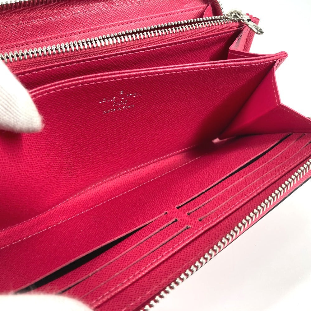 LOUIS VUITTON Long Wallet Purse M62580 Epi Leather pink Epi Zippy wallet Women Used Authentic