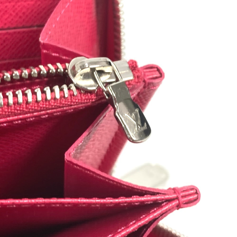 LOUIS VUITTON Long Wallet Purse M62580 Epi Leather pink Epi Zippy wallet Women Used Authentic