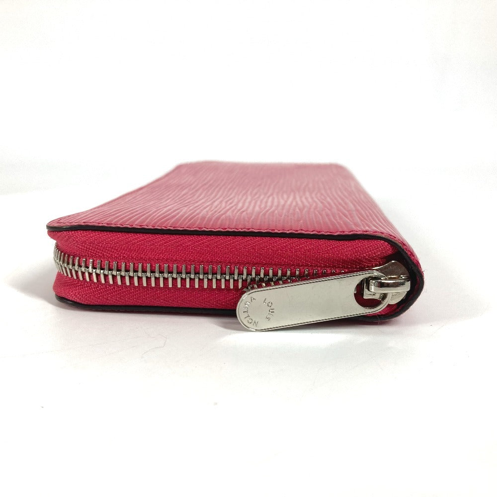 LOUIS VUITTON Long Wallet Purse M62580 Epi Leather pink Epi Zippy wallet Women Used Authentic