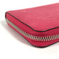 LOUIS VUITTON Long Wallet Purse M62580 Epi Leather pink Epi Zippy wallet Women Used Authentic